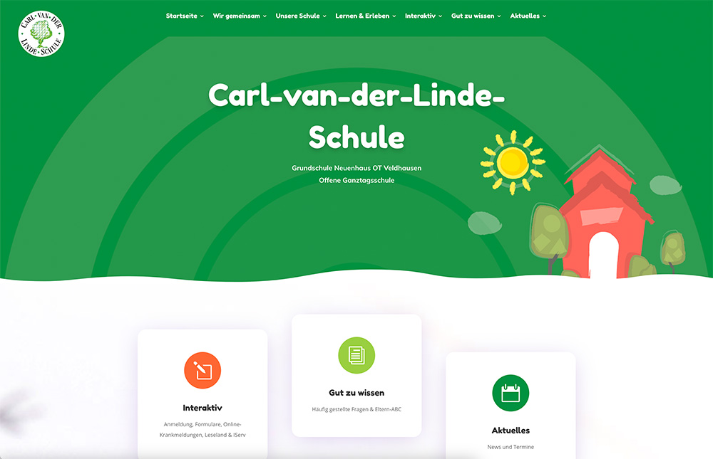 Unsere neue Homepage