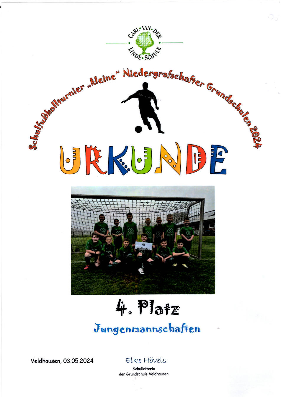 Schulfußballturnier „kleine“ Niedergrafschafter Grundschulen 2024