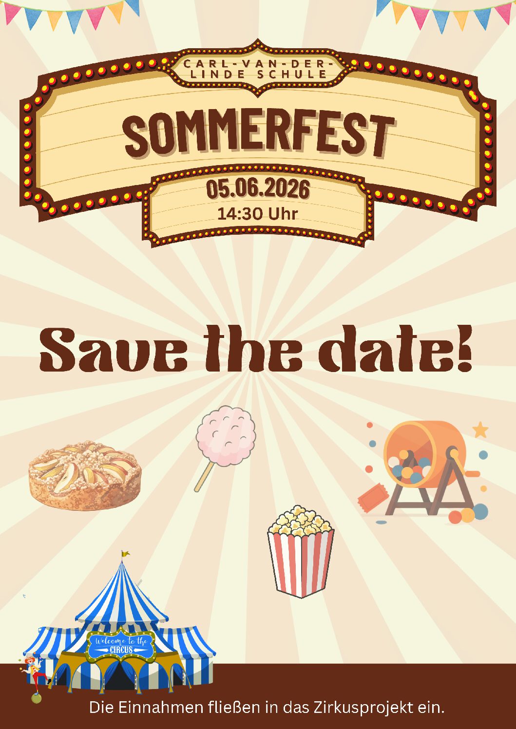 Sommerfest 2026 an der Carl-van-der-Linde Schule Veldhausen